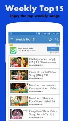 Tamil HD Video Songs android App screenshot 4